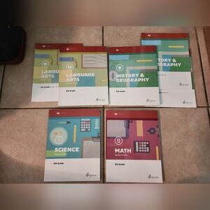 Lifepac-5th Grade-Teacher's Guides, Some Student Books-L.A, Math,Science,History
